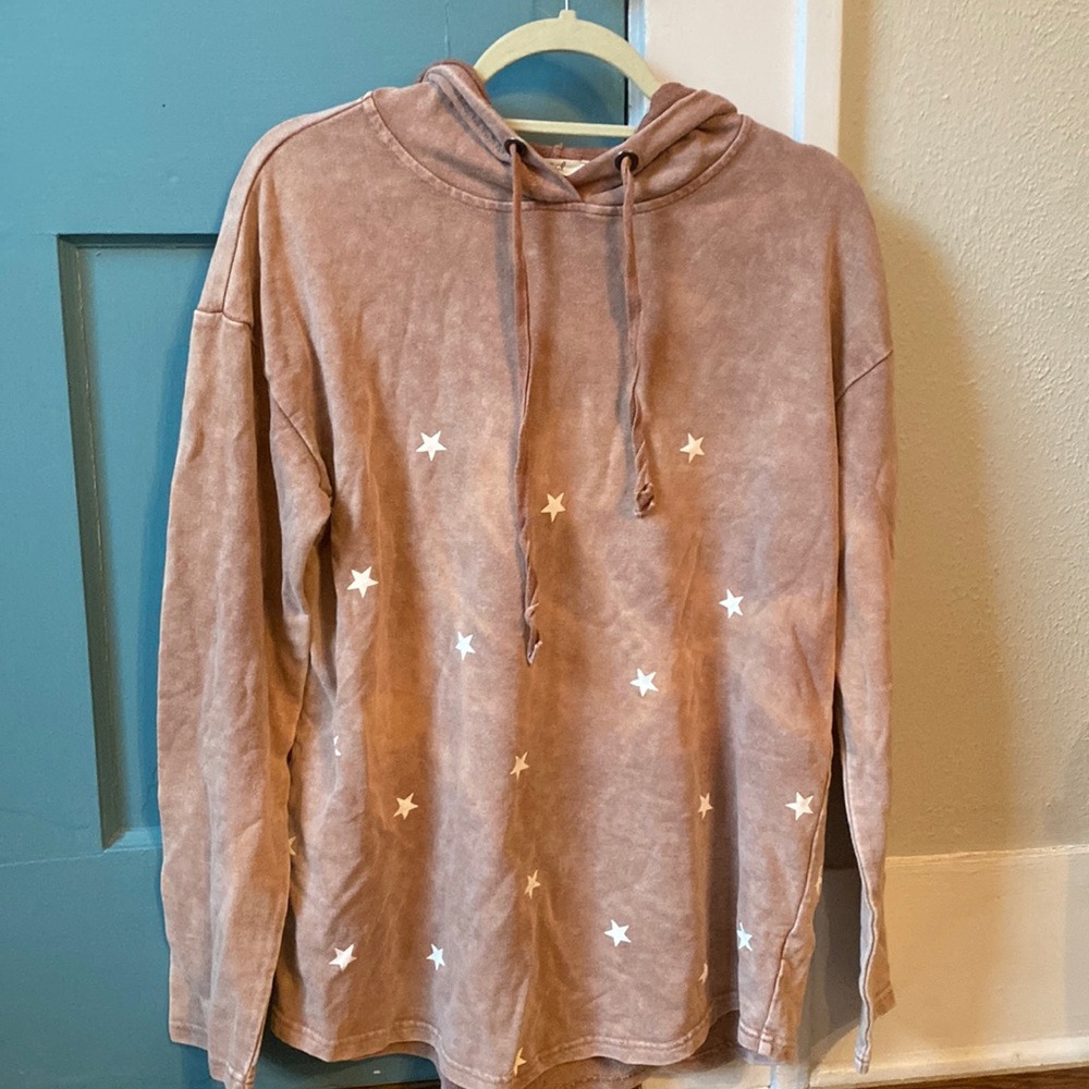 EASEL LOS ANGELES oversized star sweatshirt/hoodie size S